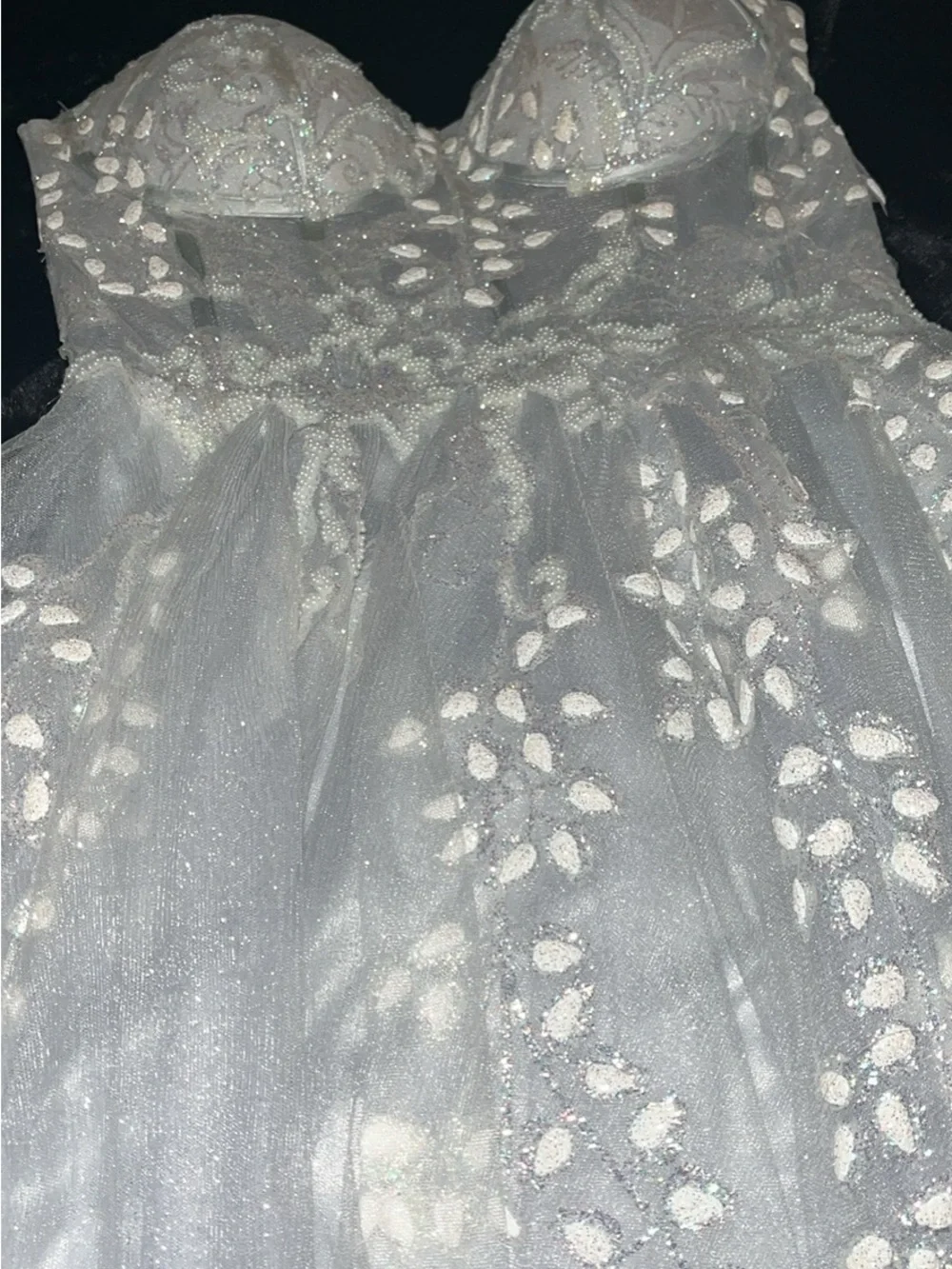 Dillards sparkling silver